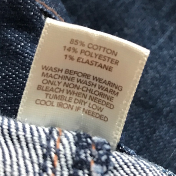 Loft Outlet 2P Original Straight Raw Edge Cuff Ankle Blue Jeans EUC - Picture 6 of 12